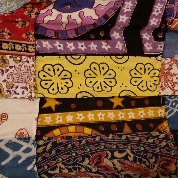 Vintage Sacred Threads Maxi Slip Drss With Side Slips Sz S - Picture 11 of 13